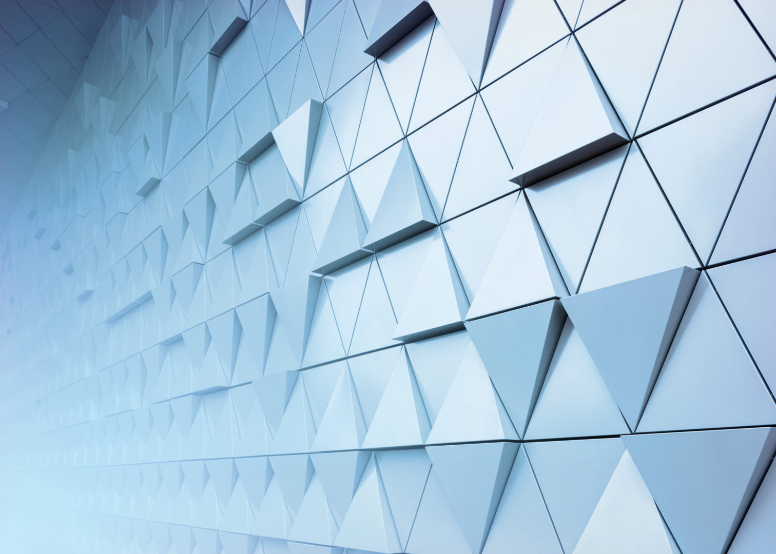 Silver triangles as a graphic