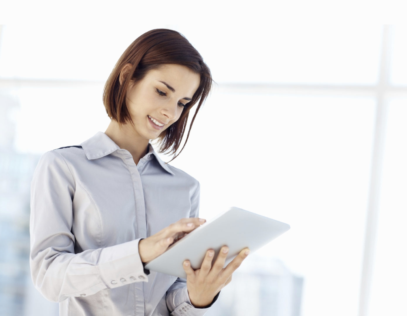 Women looking at ipad